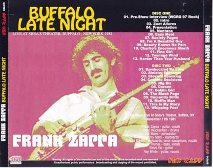 FRANK ZAPPA / BUFFALO LATE NIGHT (2CDR)