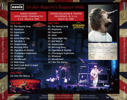 OASIS / 1996 ON HER MAJESTY'S REQUEST (2CD)