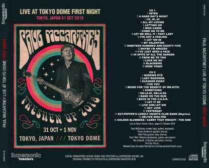 PAUL McCARTNEY / LIVE AT TOKYO DOME FIRST&SECOND NIGHT 2018 (4CD)
