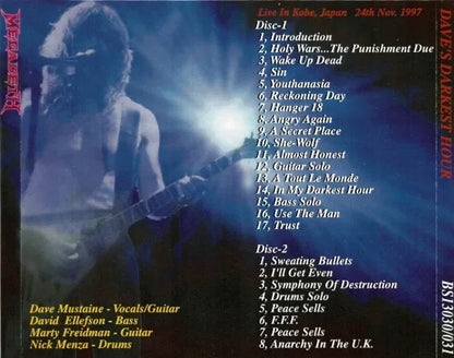 MEGADETH / DAVE'S DARKEST HOUR (2CDR)