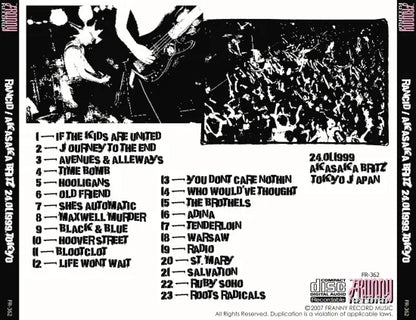 RANCID / AKASAKA BRITZ 1999 (1CDR)