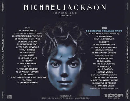 MICHAEL JACKSON / INVINCIBLE ULTIMATE EDITION ALTERNATE ALBUM COLLECTION (2CD)