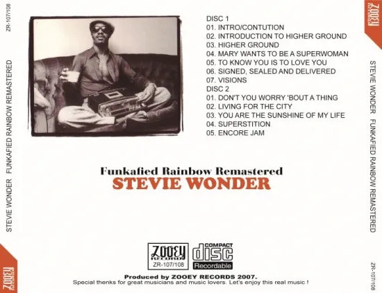 STEVIE WONDER / Funkafied Rainbow Remastered (2CDR)