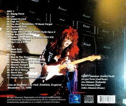 YNGWIE MALMSTEEN'S RISING FORCE / LIVE IN SHEFIELD 1988 (2CDR)
