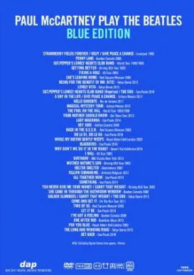 PAUL McCARTNEY / PLAY THE BEATLES BLUE EDITION (1DVD)