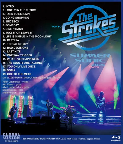 THE STROKES / SUMMER SONIC 2026 TOKYO HD PRO-SHOT (1BDR)