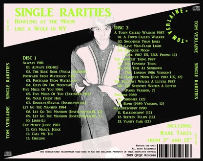 TOM VERLAINE / SINGLE RARITIES (2CDR)