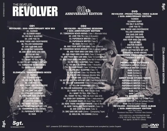 THE BEATLES / REVOLVER 60th ANNIVERSARY EDITION (2CD&1DVD)