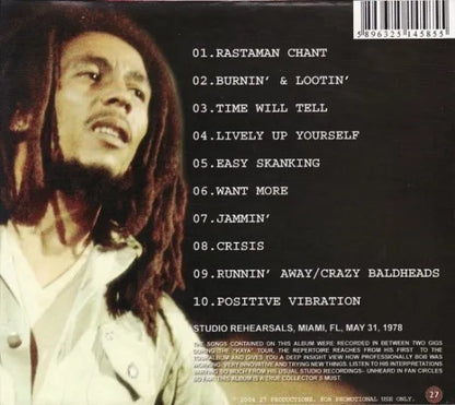 Bob Marley / Legends In Rehersal (1CDR)