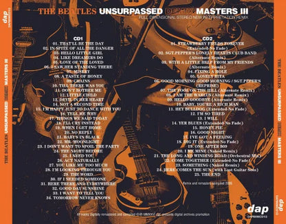 THE BEATLES / UNSURPASSED DEMIX MASTERS III FULL DIMENSIONAL INTERPRETATION REMIX (2CD)