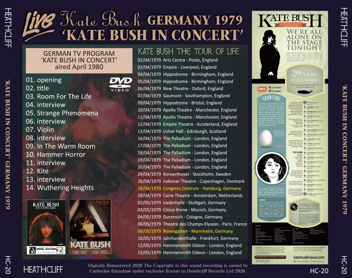 KATE BUSH / IN CONCERT GERMANY 1979 (1DVD)
