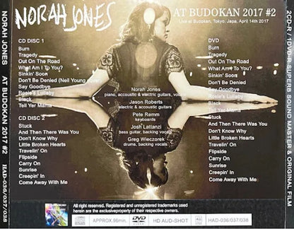 NORAH JONES / AT BUDOKAN 2017 #2 (2CDR+1DVDR)
