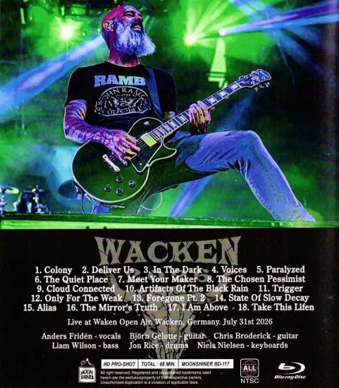 IN FLAMES / WACKEN OPEN AIR 2026 HD PRO SHOT (1BDR)
