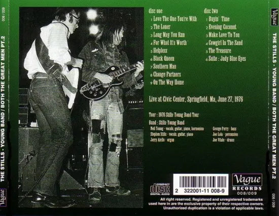 STILLS YOUNG BAND / BOTH THE GREAT MAN PART 2 (2CD)