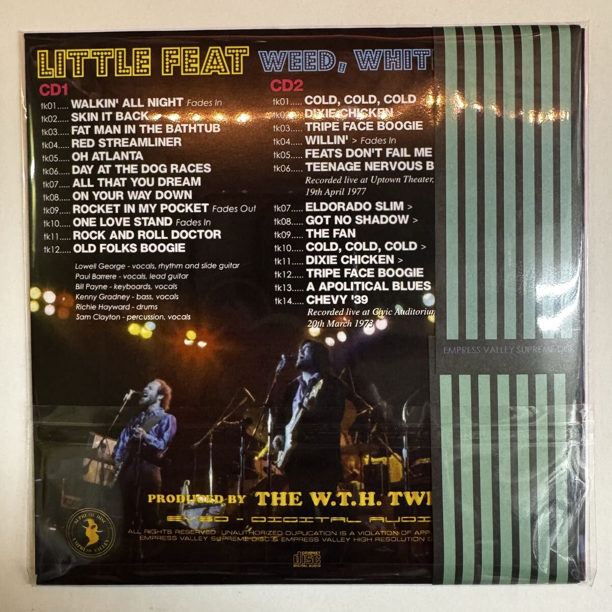 LITTLE FEAT / WEED, WHITES & WINE (2CD)