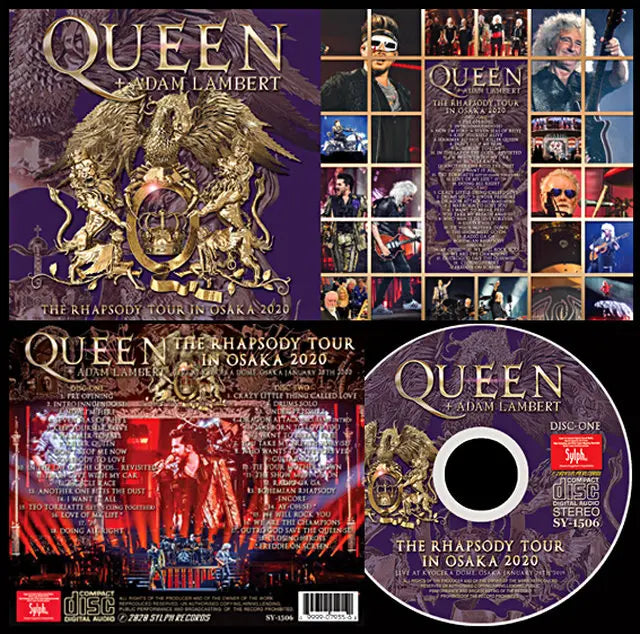 QUEEN + ADAM LAMBERT / THE RHAPSODY TOUR IN OSAKA 2020 (2CDR)