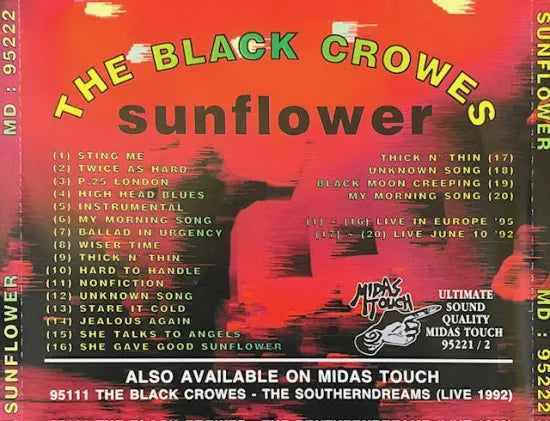 BLACK CROWES / SUNFLOWER (2CD)