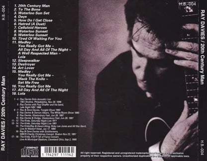 RAY DAVIES / 20TH CENTURY MAN KINKS (1CD)