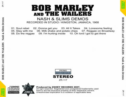 BOB MARLEY & THE WAILERS / NASH & SLIM DEMOS (1CDR)