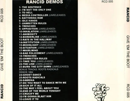 RANCID / GIVE 'EM THE BOOT (1CDR)