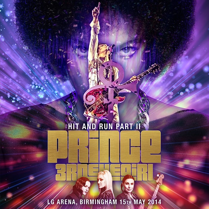 PRINCE / LG Arena, Birmingham 15th May 2014 (2CDR)