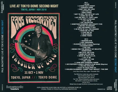 PAUL McCARTNEY / LIVE AT TOKYO DOME FIRST&SECOND NIGHT 2018 (4CD)