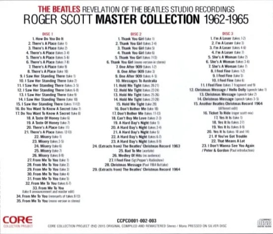 THE BEATLES / ROGER SCOTT MASTER COLLECTION 2 Set (3CD+3CD)