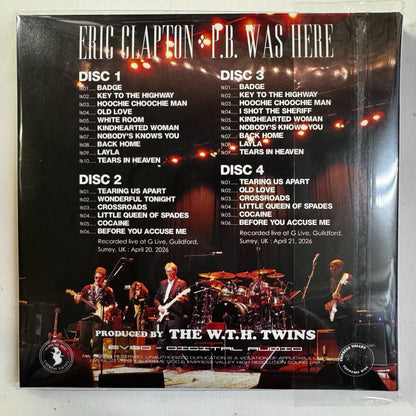 ERIC CLAPTON / P.B. WAS HERE (4CD with Booklet)