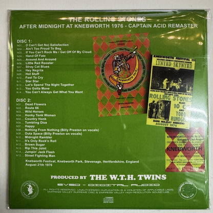 The Rolling Stones / Knebworth 1976 Handsome Girls captain acid remaster (2CD+4CD)