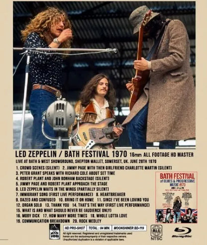 LED ZEPPELIN / BATH FESTIVAL 1970 HD PRO SHOT (1BDR)