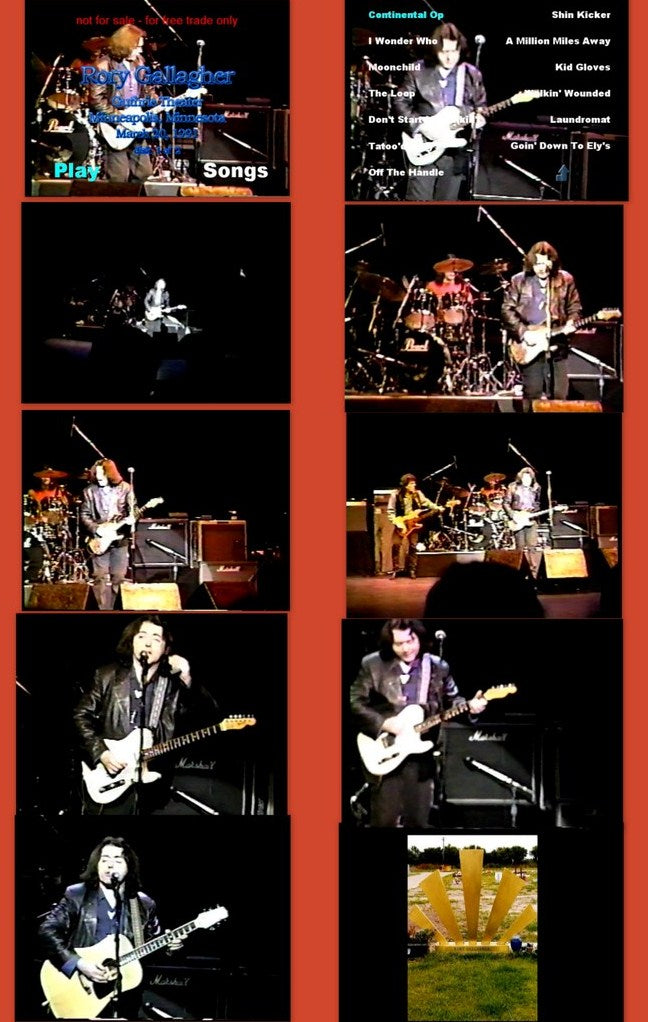 Rory Gallagher / Fresh Evidence Tour 91 (2CDR+2DVDFR)