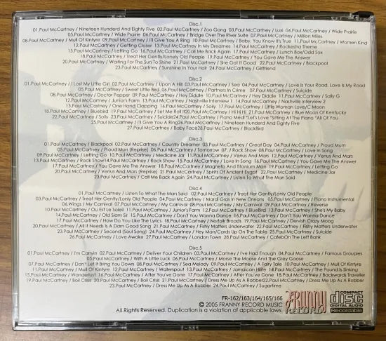 V.A. / MoMac's Hidden Tracks : The McCartney Recording Sessions Vol.1～6 (30CDR+6dataCDR)