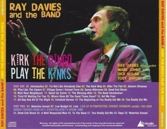 RAY DAVIS / KIRK THE BINGO PLAY THE KINKS (2CD)