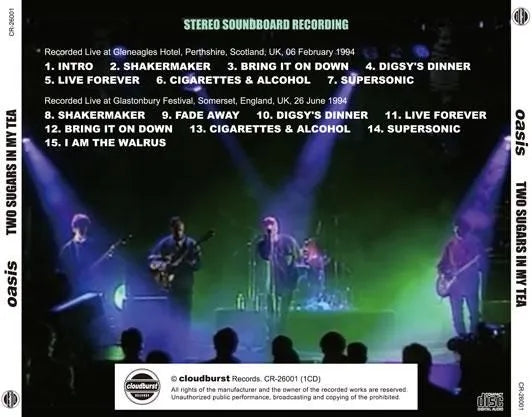 OASIS / TWO SUGARS IN MY TEA (1CD)
