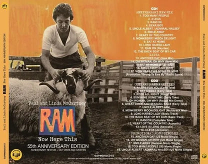 PAUL McCARTNEY / RAM Now Hear This 55th ANNIVERSARY EDITION (2CD)