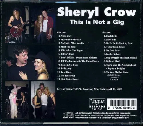 SHERYL CROW / THIS IS NOT A GIG (2CD)