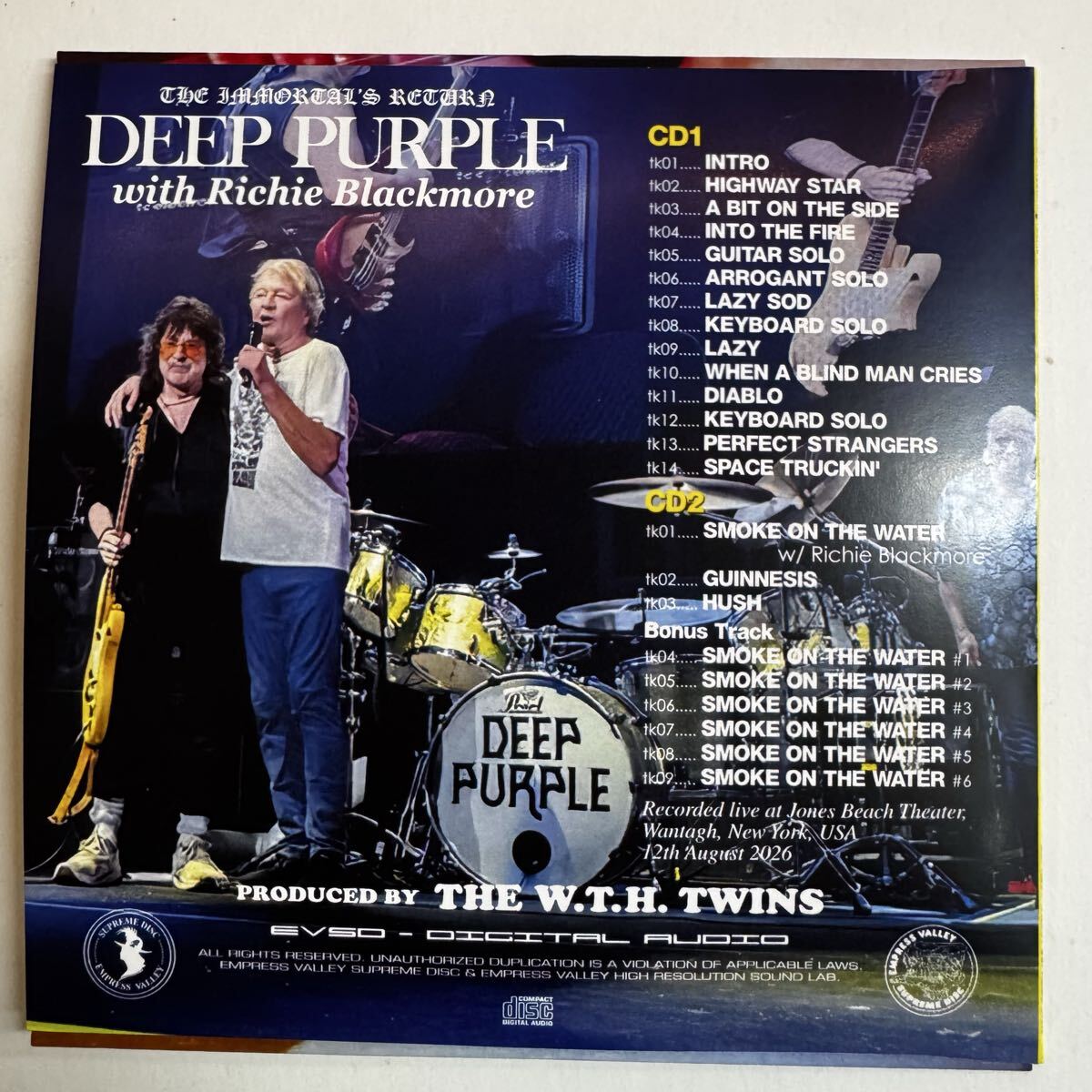 DEEP PURPLE featuring Richie Blackmore / THE IMMORTAL’S RETURN (2CD)