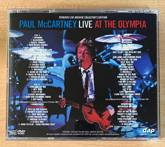 PAUL McCARTNEY / LIVE AT THE OLYMPIA (2CD+1DVD)