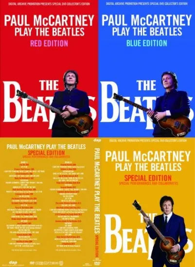 PAUL McCARTNEY / PLAY THE BEATLES RED BLUE & SPECIAL DVD SET(1DVD+1DVD+2DVD  SET)