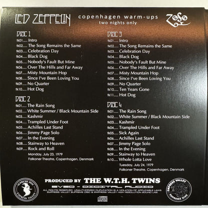 LED ZEPPELIN / COPENHAGEN WARM-UPS two nights only (4CD)