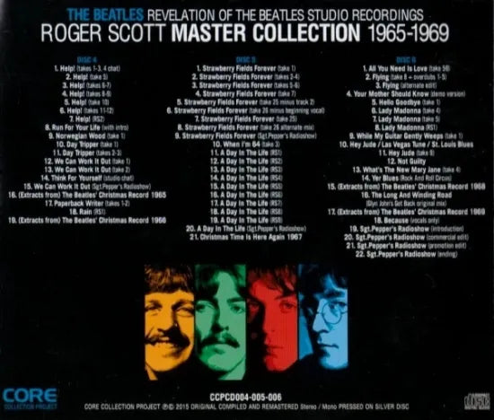 THE BEATLES / ROGER SCOTT MASTER COLLECTION 2 Set (3CD+3CD)