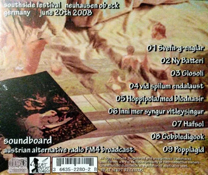 SIGUR ROS / SOUTHSIDE FESTIVAL 2008 SOUNDBOARD (1CDR)