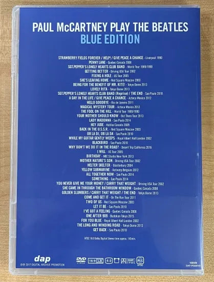 PAUL McCARTNEY / PLAY THE BEATLES BLUE EDITION (1DVD)