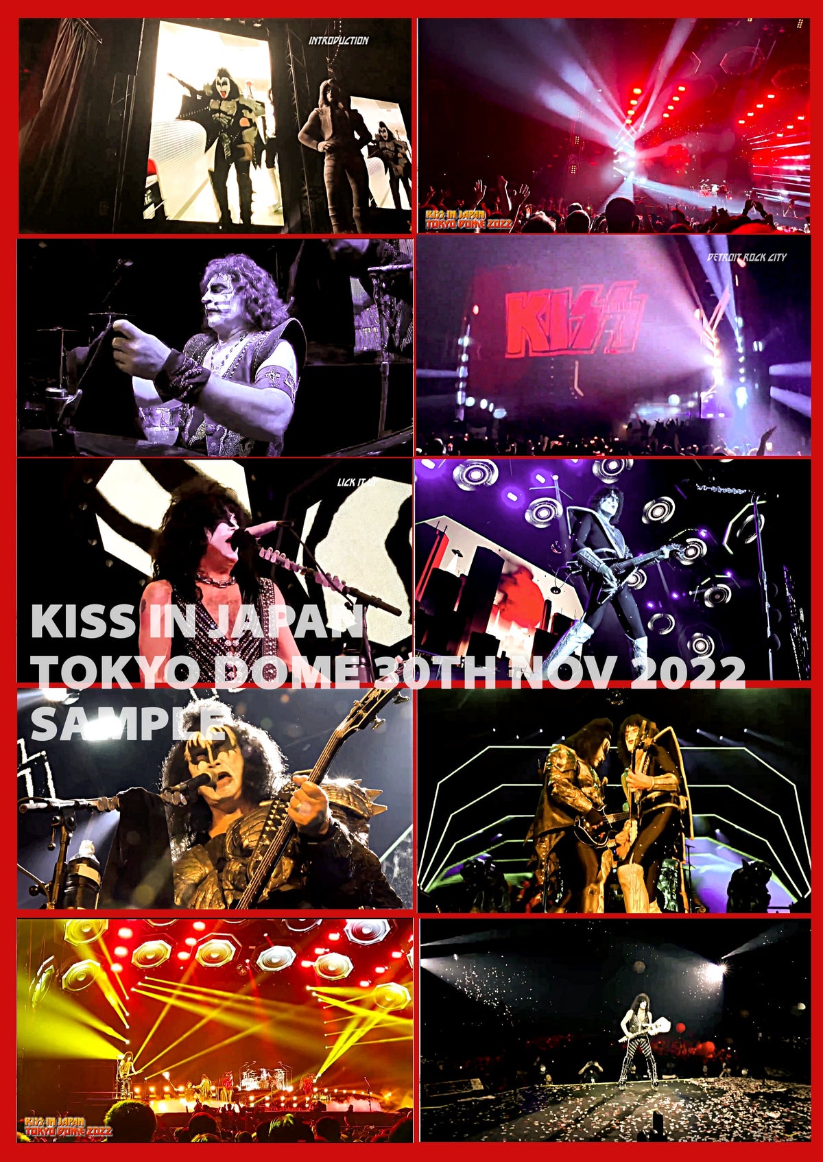 KISS / End of the Road Japan Tour 2022 Final Tokyo Dome (2DVDR)