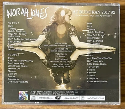 NORAH JONES / AT BUDOKAN 2017 #2 (2CDR+1DVDR)