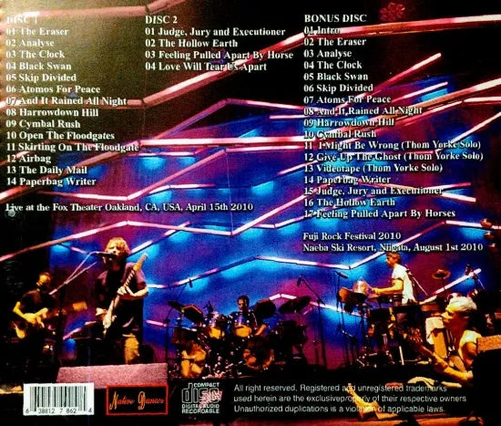 ATOMS FOR PEACE / Peace Of World (2CD＋BONUS DISC) SOUNDBOARD Thom Yorke