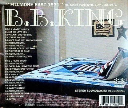 B.B.King / Fillmore East 1971 SOUNDBOARD (2CDR)