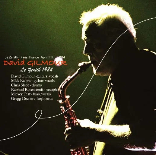 DAVID GILMOUR / LE ZENITH 1984 (2CDR)