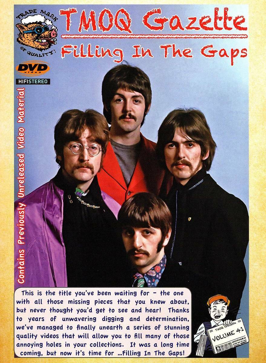 The Beatles / Filling In The Gaps (2DVD) Booklet 20 Tracks TMOQ Gazette HMC