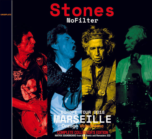 The Rolling Stones / No Filter Europe Tour 2018 Marseille Orange Velodrome (2CD)